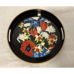 Vintage Tom Taylor Gift Of Nature Big Bouquets Otagiri Japan Flowers Tray